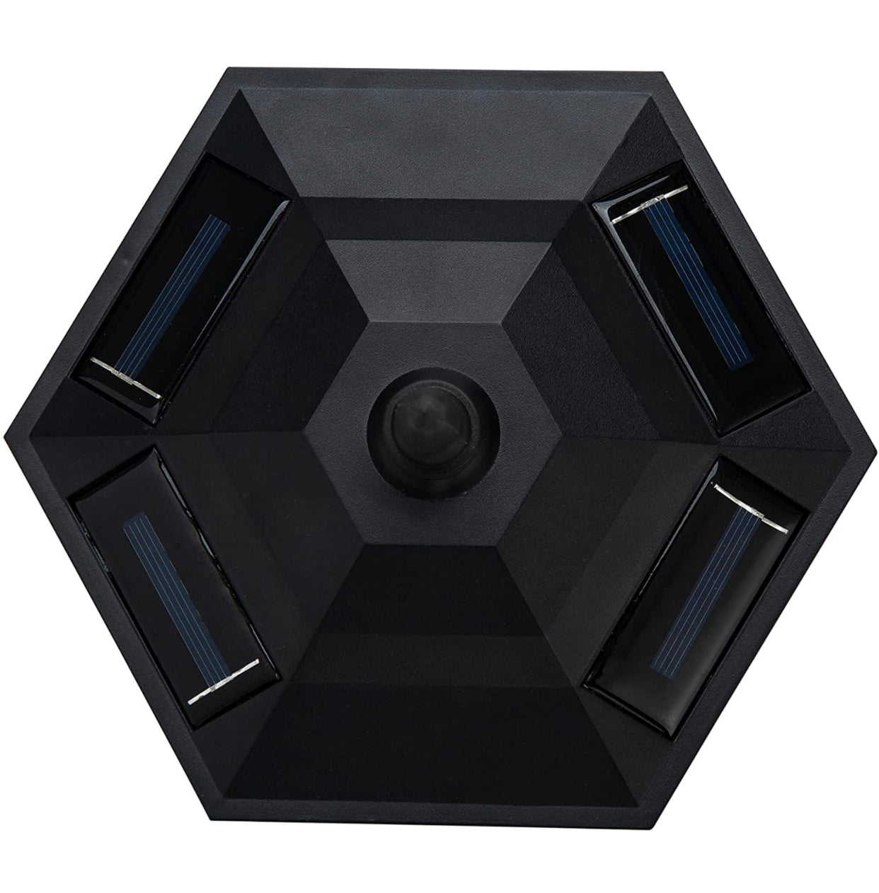 Lampadaire solaire d'extérieur à LED Lighteme à 3 luminaires, 50 lumens - 72 pouces 