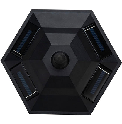 Lampadaire solaire d'extérieur à LED Lighteme à 3 luminaires, 50 lumens - 72 pouces 