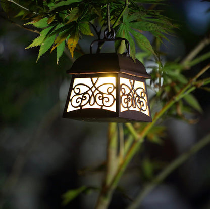 Lighteme 22 Inch Hanging Solar Lights Multipurpose Shepherd Hook 4-Pack