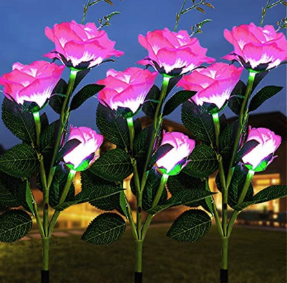 Lighteme Solar-LED-Rosenblumenlicht (2er-Pack)
