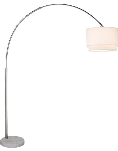 Lighteme Arc Stehlampe mit einzigartiger Hängetrommel – über der Couch gewölbt 