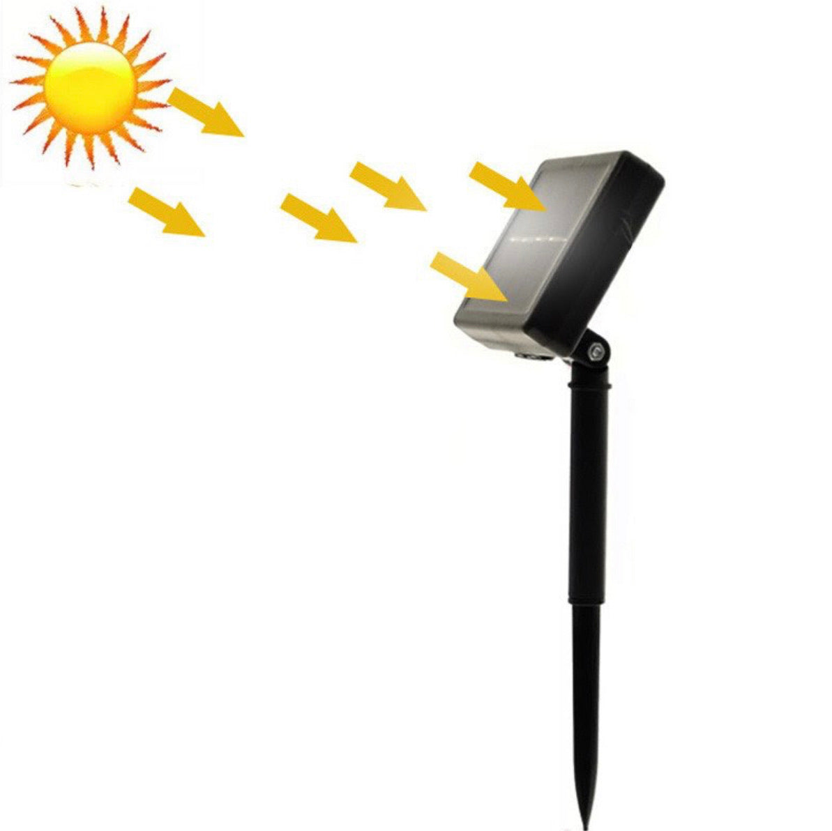 Lampe solaire Lighteme 50 LED, ampoules globe en cristal, étanche, 27 pieds