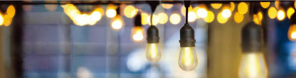 Lighteme 24 Fuß wasserdichte LED-Lichterkette, 12 Glühbirnen, Plug-In 