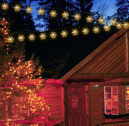 Guirlande lumineuse solaire Lighteme de 10 m, 100 LED, 8 modes d'éclairage, étanche