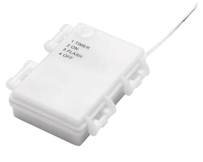 Lighteme Indoor 12 Fuß batteriebetriebene LED-Lichterkette mit integriertem Metall (10 Lichter) 