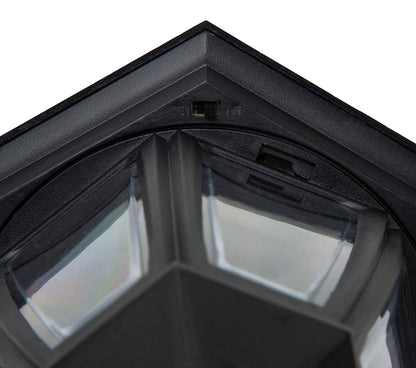 Lampadaire solaire d'extérieur à LED Lighteme à 3 luminaires, 50 lumens - 72 pouces 