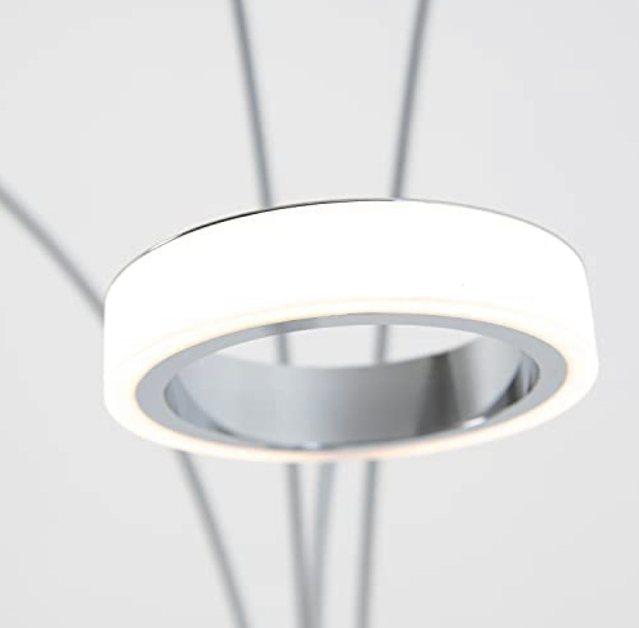 Lighteme Optical LED Integrierte Stehleuchte, Chrom 