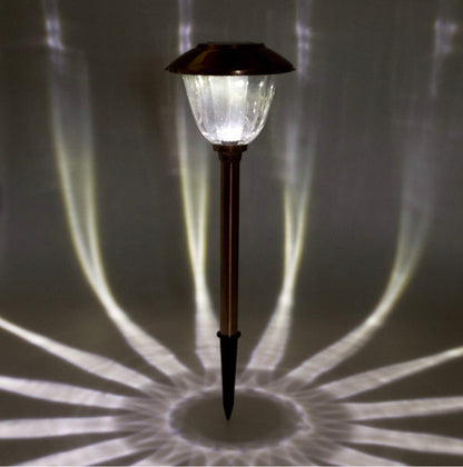 Lighteme LED Solar Pathway Lights New Model , 8-pack Powered