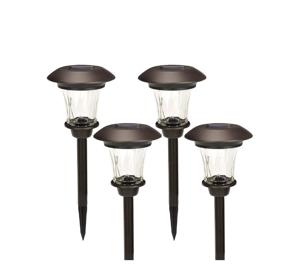 Lighteme Up To 10-Lumen Solar Pathway Lights,8 Pack