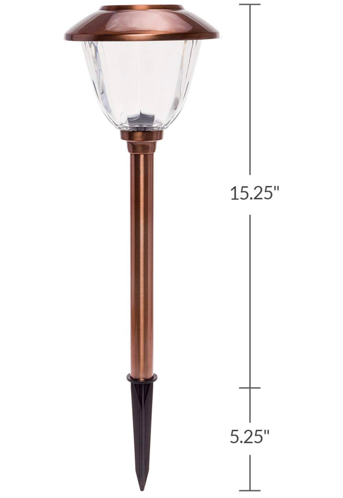 Lighteme LED Solar Pathway Lights New Model , 8-pack Powered