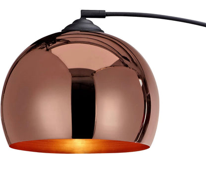 Lighteme Over The Couch Arc Floor Lamp with Globe Shade, Matches Your Living Room Decor - Standing Light Tall (4-Colors)