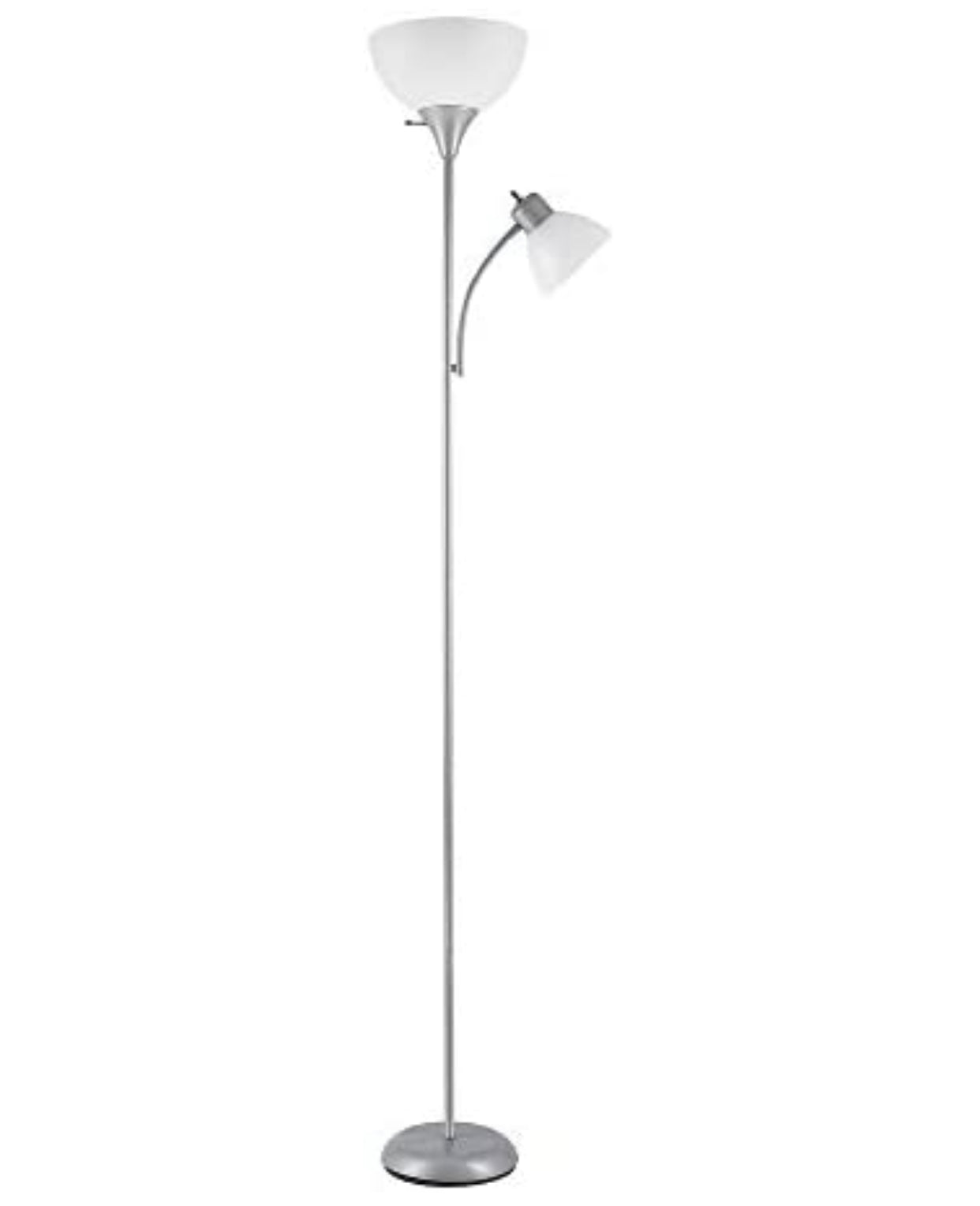 Lighteme – Hochhelle Deckenfluter-Stehleuchte mit 2 Leselampen und effizienter LED
