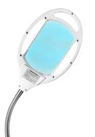 Lighteme 8X10 - Lampe loupe pleine page - Loupe mains libres avec lumière LED brillante pour la lecture - Col de cygne flexible pour maintenir la position 