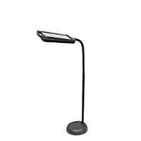 Lighteme 8X10 - Lampe loupe pleine page - Loupe mains libres avec lumière LED brillante pour la lecture - Col de cygne flexible pour maintenir la position 