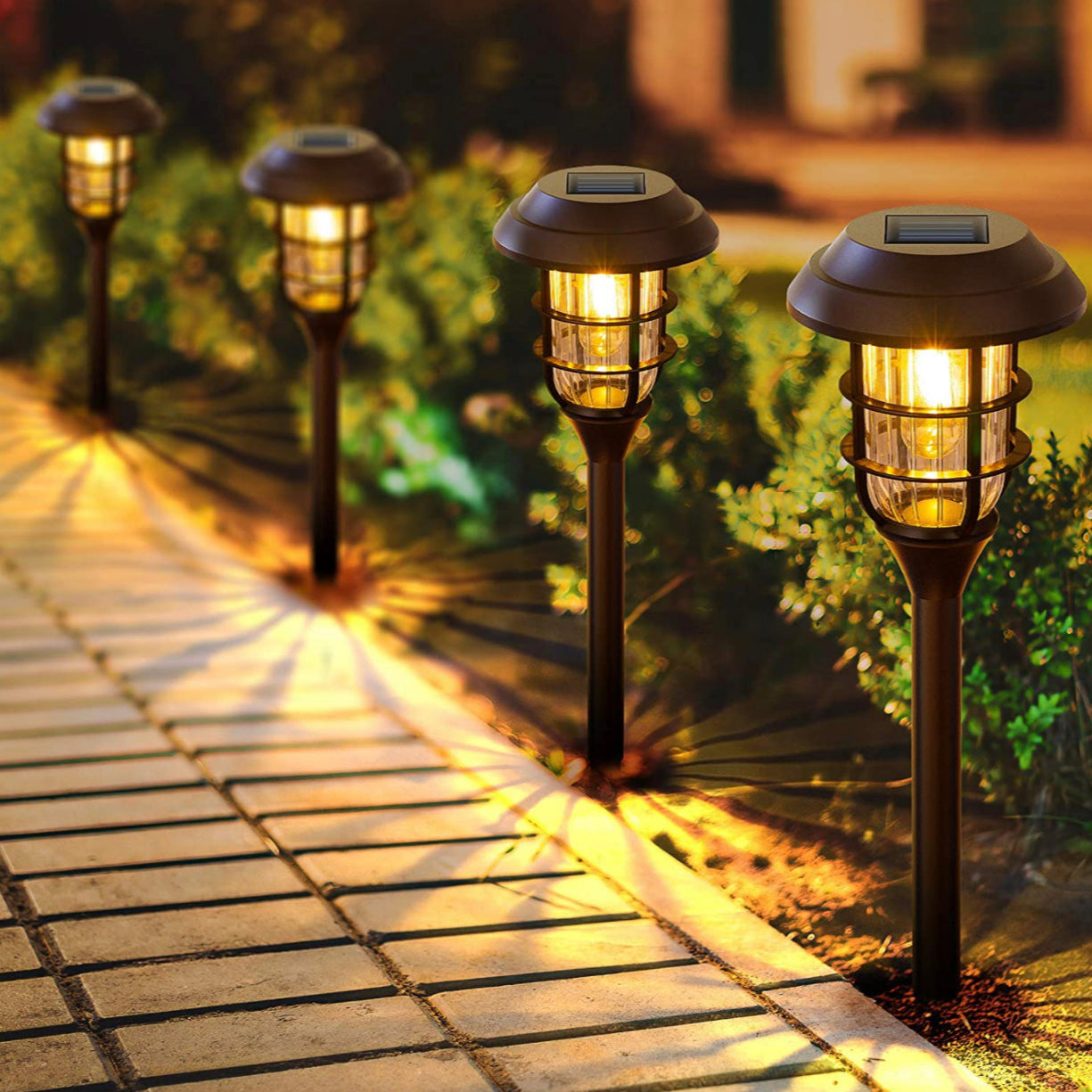 Lot de 8 lampes solaires d'extérieur Lighteme 