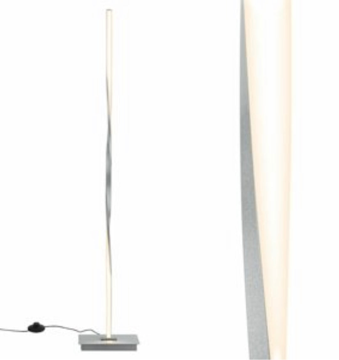 Lighteme Moderne LED-Stehleuchte für helle Beleuchtung im Wohnzimmer – 122 cm hoch, dimmbar