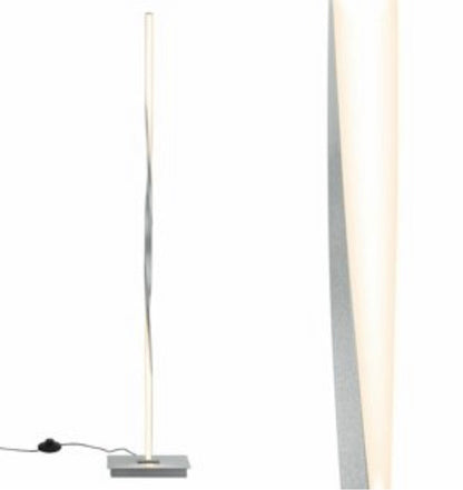 Lighteme Moderne LED-Stehleuchte für helle Beleuchtung im Wohnzimmer – 122 cm hoch, dimmbar