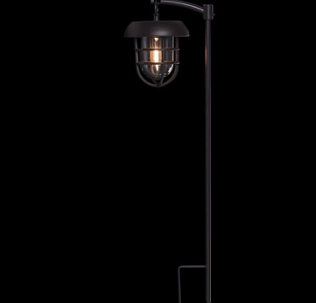 Lampes solaires LED suspendues Lighteme sur poteau métallique Shepherds Hook (lot de 4)