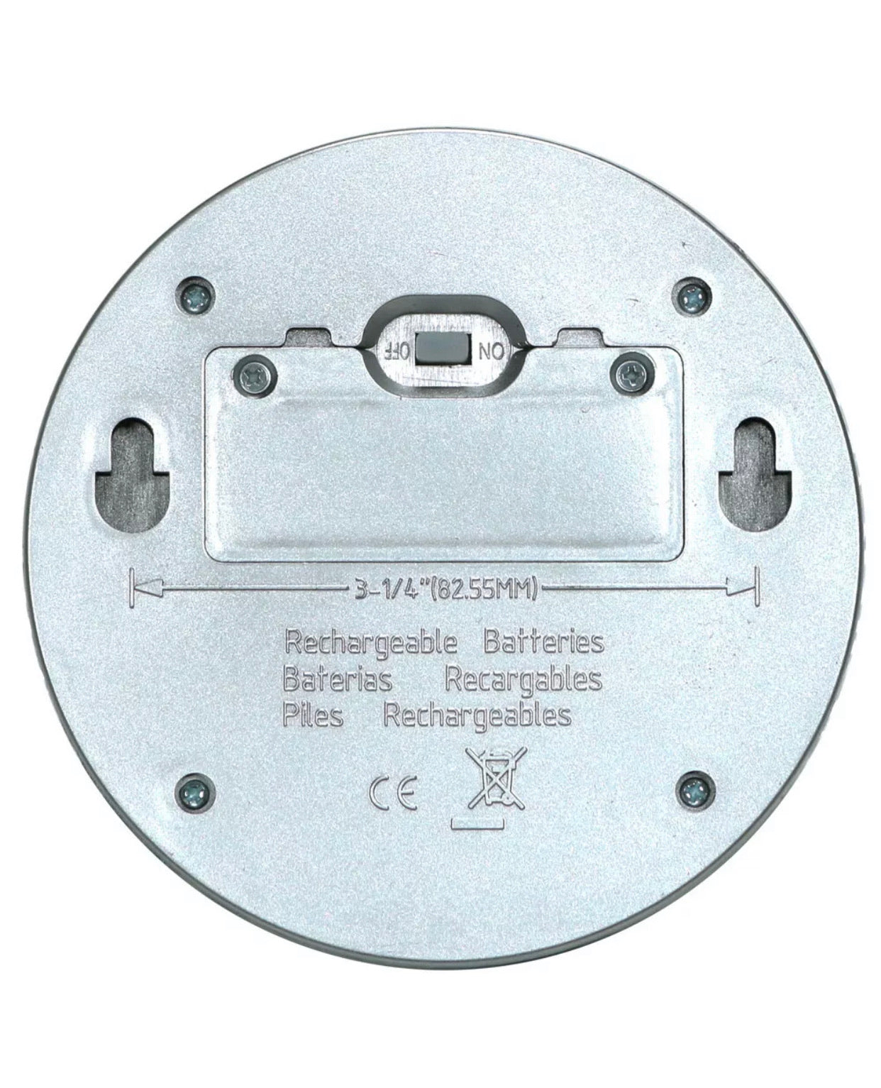 Lighteme Schwarzes Deck Solarbetriebenes LED-Arbeitslicht, 4er-Pack