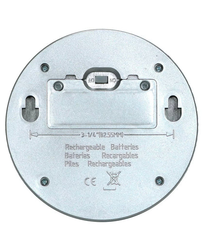 Lighteme Schwarzes Deck Solarbetriebenes LED-Arbeitslicht, 4er-Pack