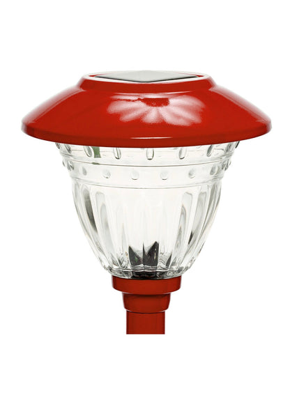 Lot de 8 lampes solaires LED Lighteme pour allées d'extérieur à changement de couleur - Acier inoxydable