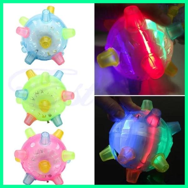 Balle d'activité sautante Lighteme pour chiens