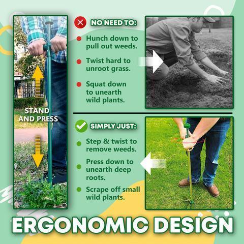 Lighteme Extracteur de racines pour plantes debout 