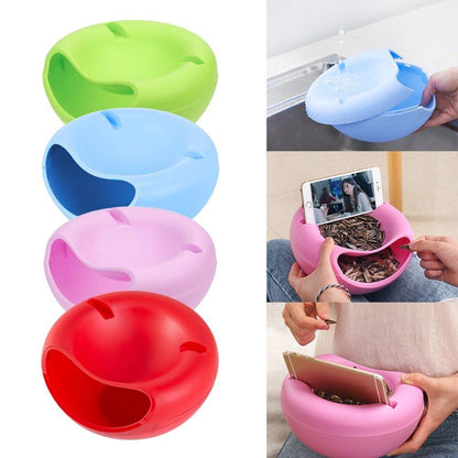 Lighteme (1+1 Gratis) Snackschale Snackschale mit Smartphone-Halter