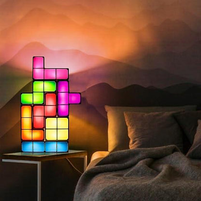 Lighteme Stimmungslicht Retro Tetris Lampe 