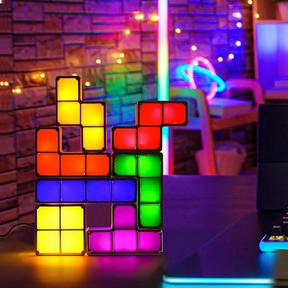Lighteme Stimmungslicht Retro Tetris Lampe 