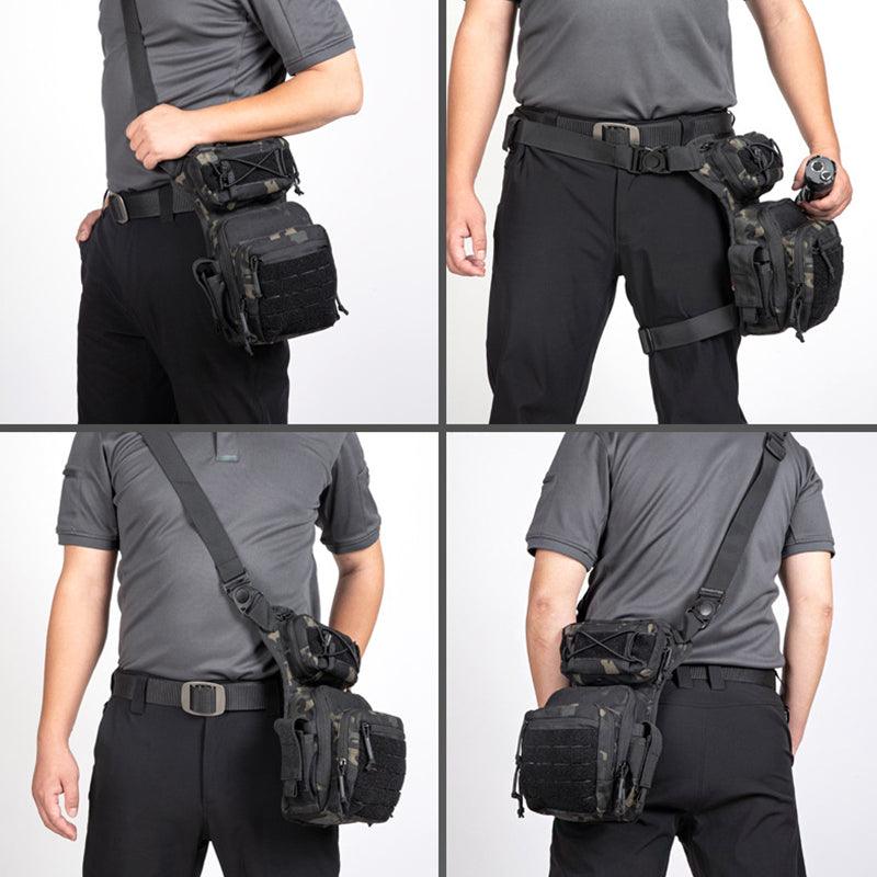 Sacoche tactique pour jambe d'équitation pour homme