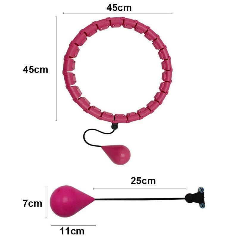 Cerceau de fitness lesté Lighteme pour exercices complets du corps
