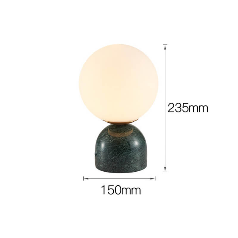 Lighteme Marmorkugel-Tischlampe