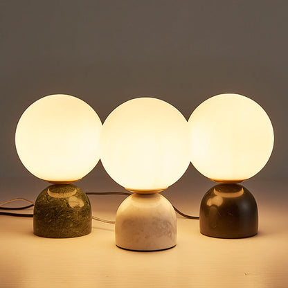 Lighteme Marmorkugel-Tischlampe