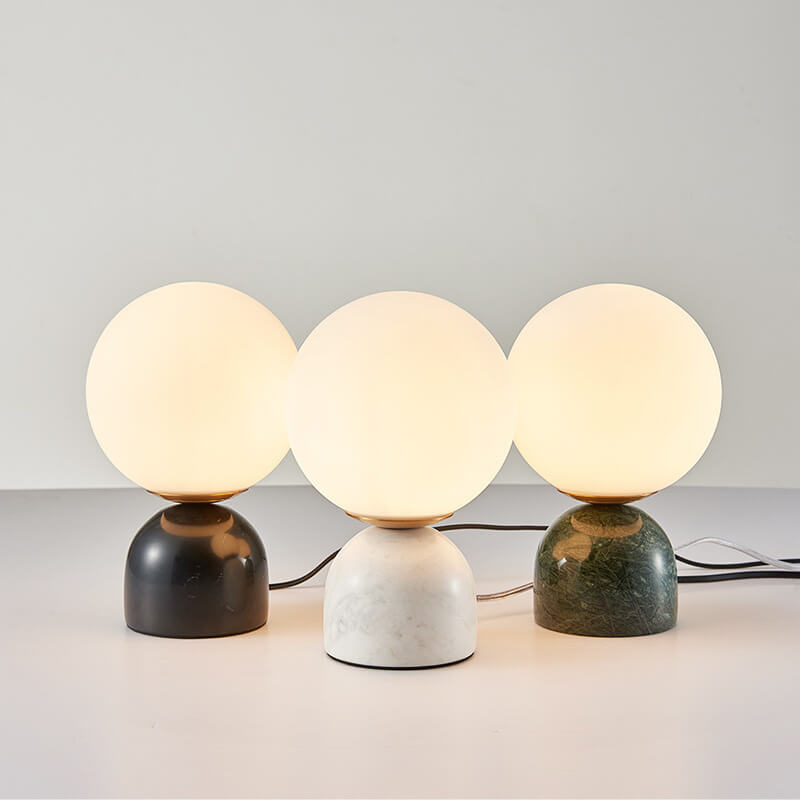 Lighteme Marmorkugel-Tischlampe