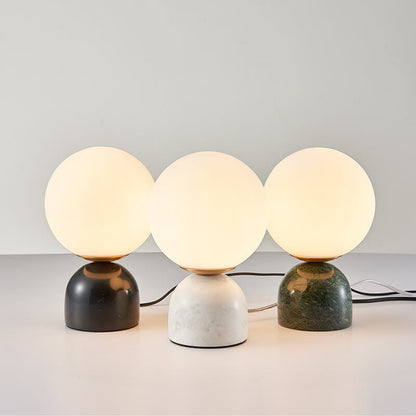 Lighteme Marmorkugel-Tischlampe