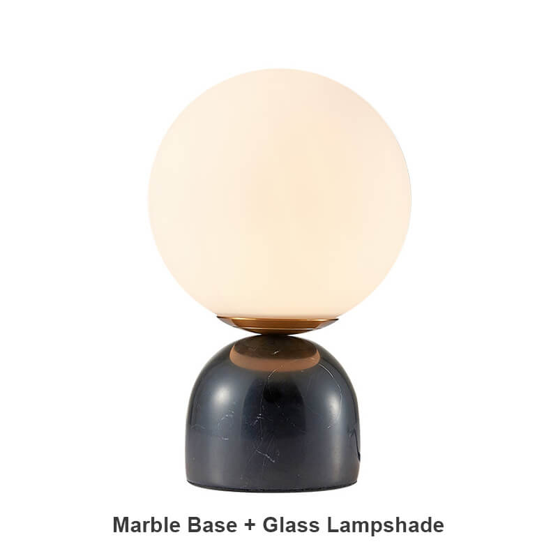 Lighteme Marmorkugel-Tischlampe