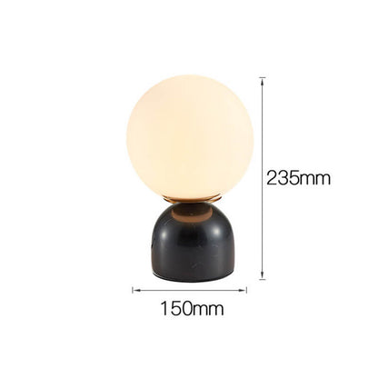 Lighteme Marmorkugel-Tischlampe