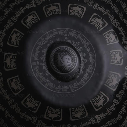 Sanskrit Handpan F3 personnalisé 22 pouces 14(12+2) notes en acier inoxydable/acier nitruré Hang Drum à Vendre