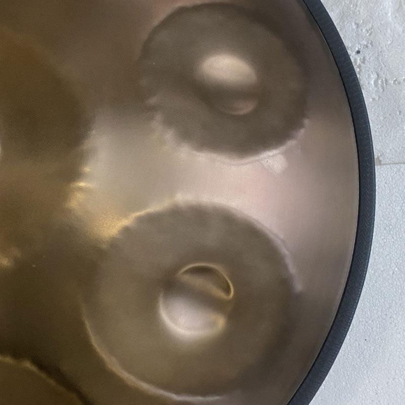 MiSoundofNature Maßgeschneiderte Ember Steel Handpan Drum 22 Zoll 9/9+2 Noten F3 doran Tonleiter Hang Drum