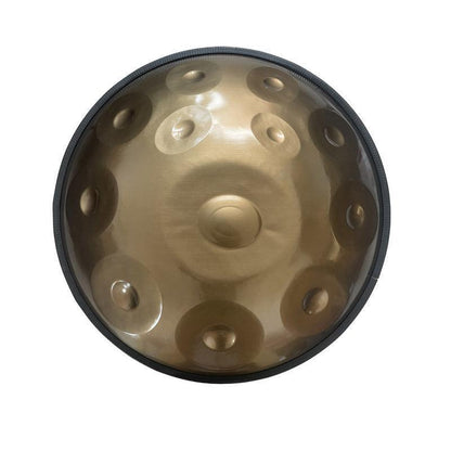 MiSoundofNature Custom Handpan Drum 22 Inch 14(12+2) Notes F3 Stainless Steel Percussion Instrument