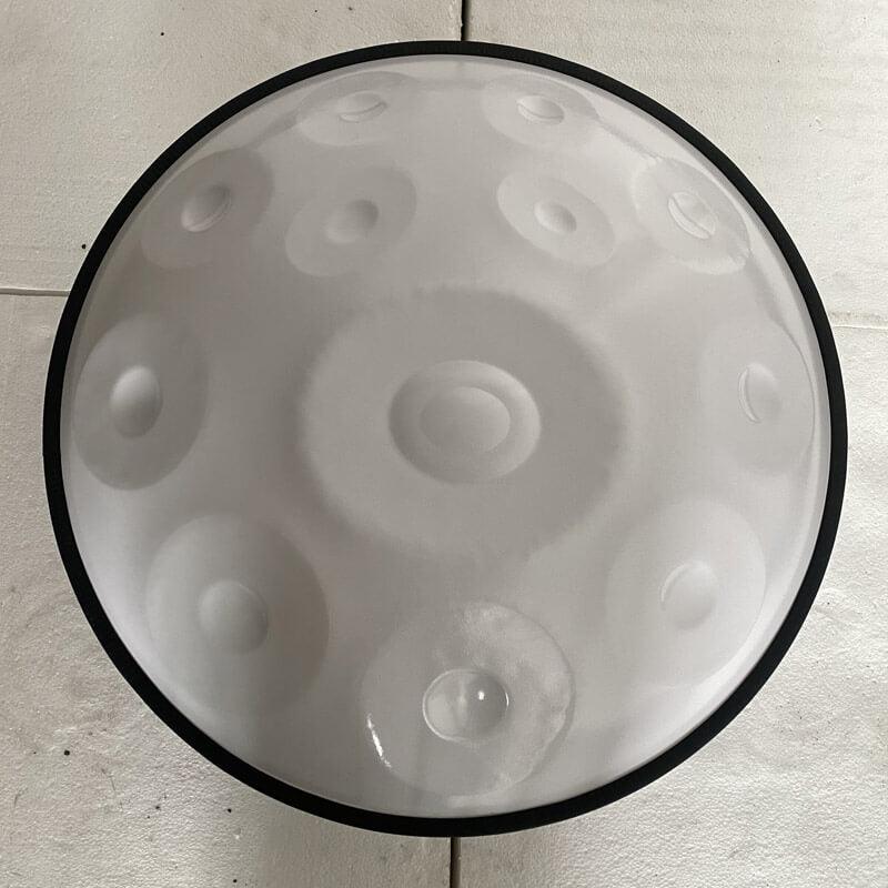 MiSoundofNature Custom Handpan Drum 22 Inch 14(12+2) Notes F3 Stainless Steel Percussion Instrument