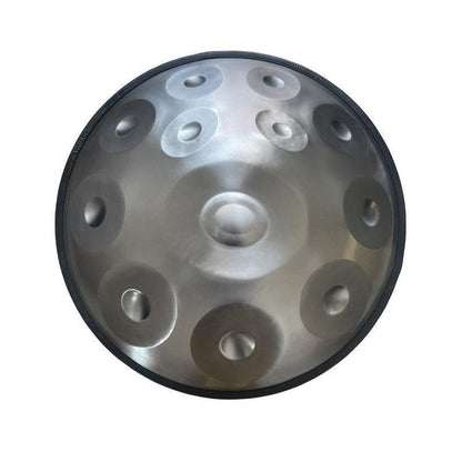 MiSoundofNature Custom Handpan Drum 22 Inch 14(12+2) Notes F3 Stainless Steel Percussion Instrument