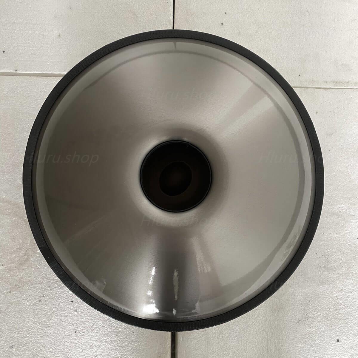 MiSoundofNature Custom King F3 22 Inch 14(12+2) Notes Stainless Steel / Nitride Steel Handpan Drum