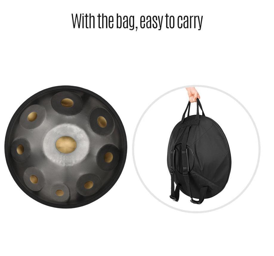King Custom Skala F3 Equinox/Integral 22 Zoll 10-Noten Handpan aus Edelstahl/Nitridstahl Hang Drum Kaufen