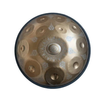 Royal Garden Hand Pan personnalisé F3 22 pouces (12 + 2) notes en acier inoxydable/acier nitruré Handpan Drum