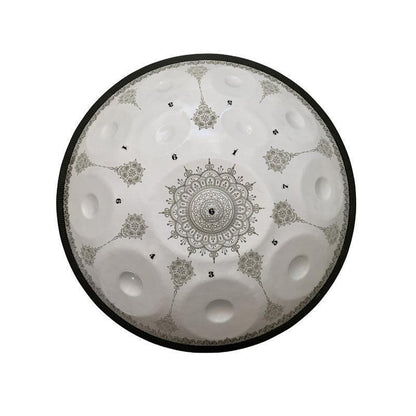 Royal Garden Hand Pan personnalisé F3 22 pouces (12 + 2) notes en acier inoxydable/acier nitruré Handpan Drum