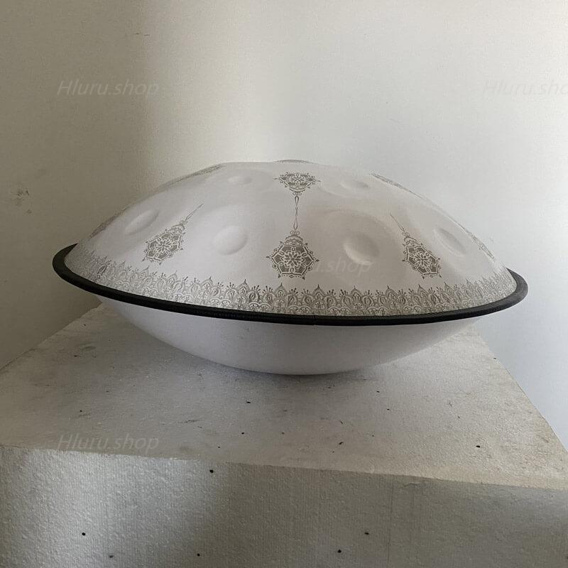 Royal Garden Hand Pan personnalisé F3 22 pouces (12 + 2) notes en acier inoxydable/acier nitruré Handpan Drum