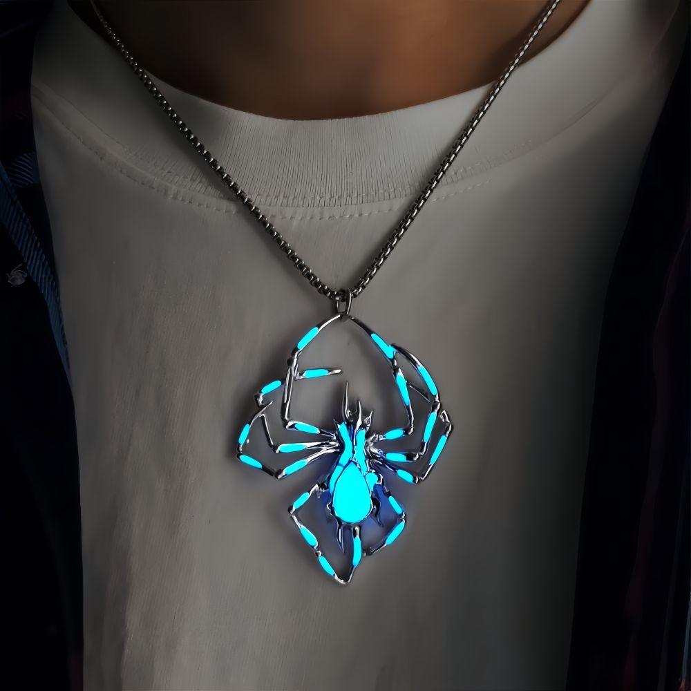 Collier lumineux Halloween Araignée Lighteme