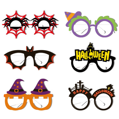 Verres en papier pour fête d'Halloween Lighteme – Lot de 6/12